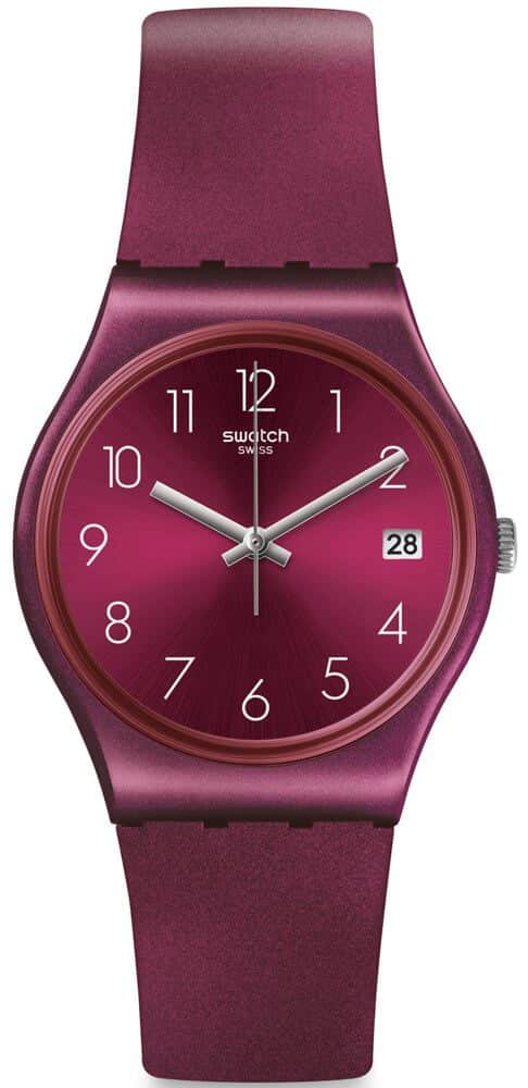 Zegarek Swatch z brokatowym połyskiem