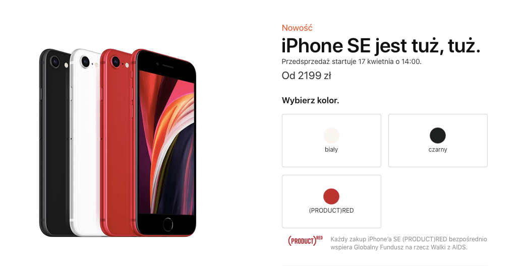 Nowy iPhone SE 2020 za niewielkie pieniądze