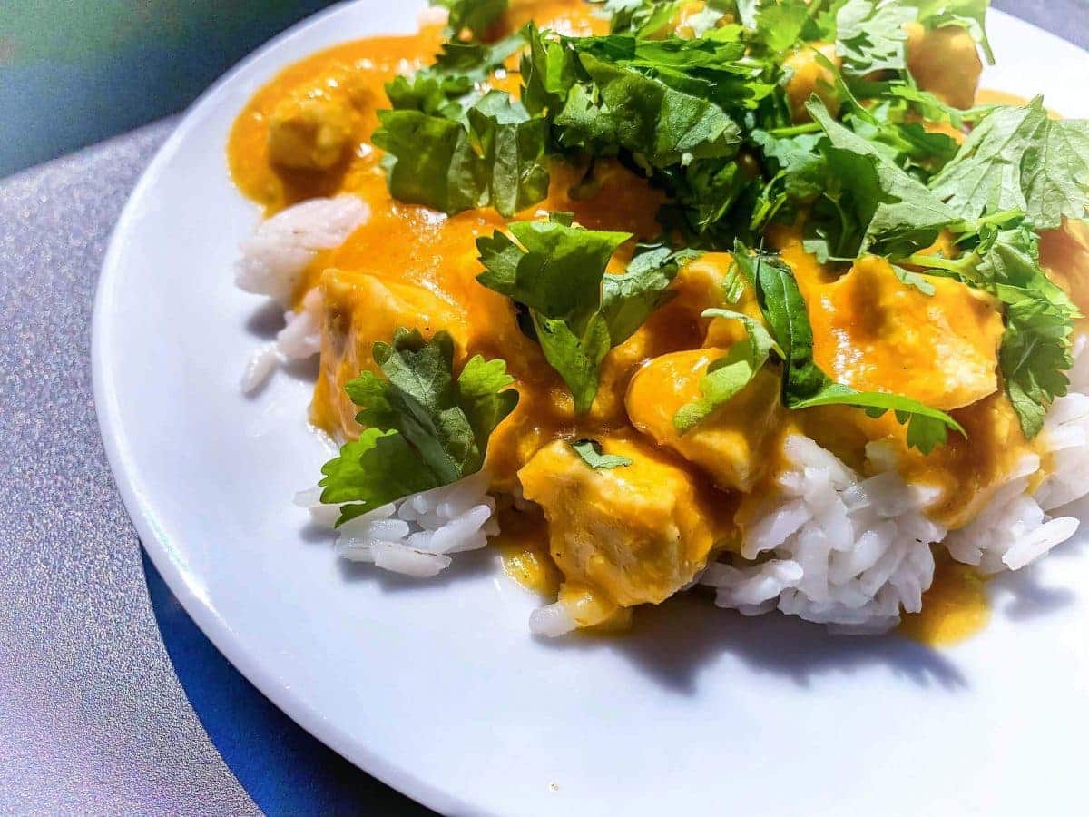 Żółte curry z kurczakiem