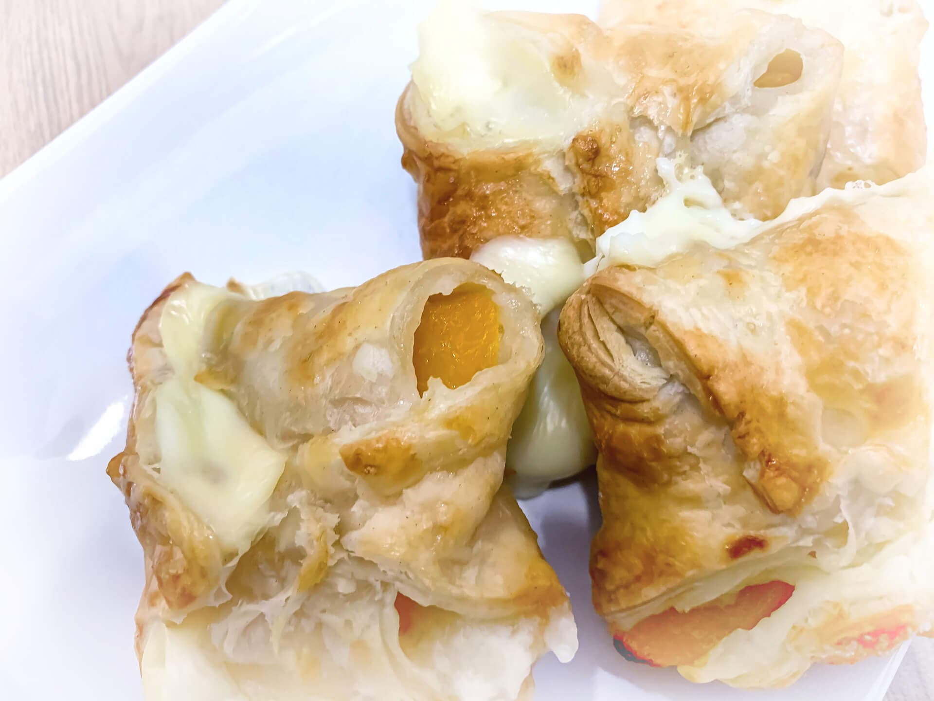 Ciasteczka z brzoskwinią i budyniem dla leniwych