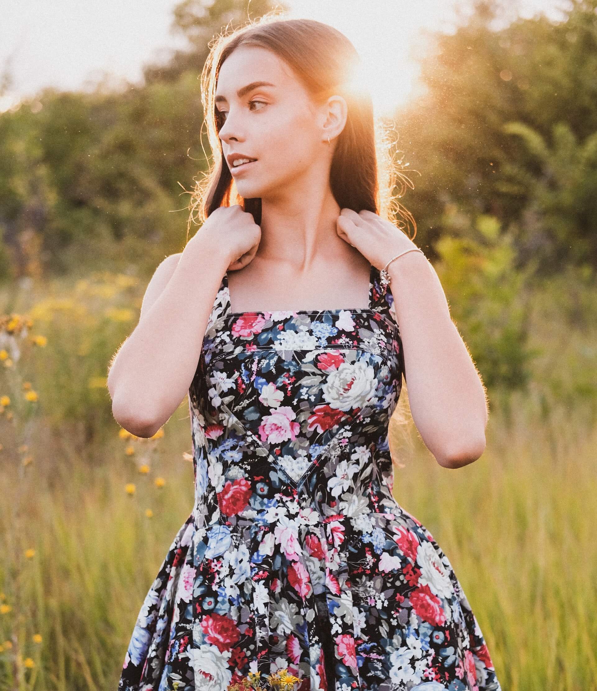 Najpiękniejsze długie sukienki na jesień