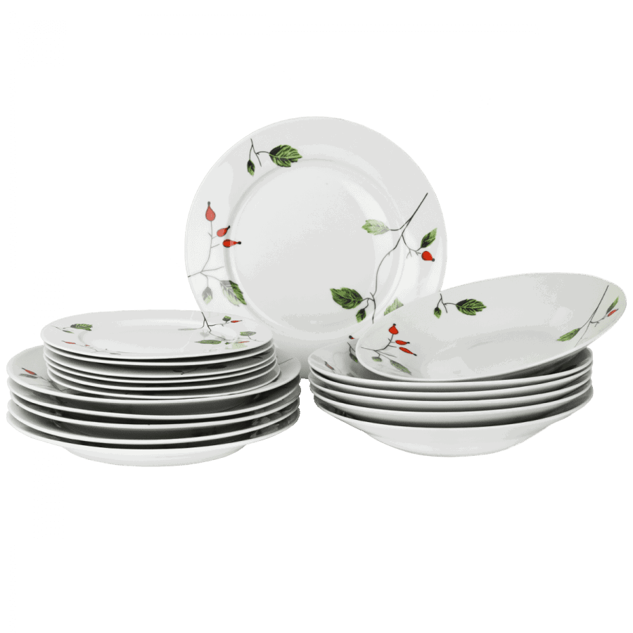 Serwisy obiadowe we wzory