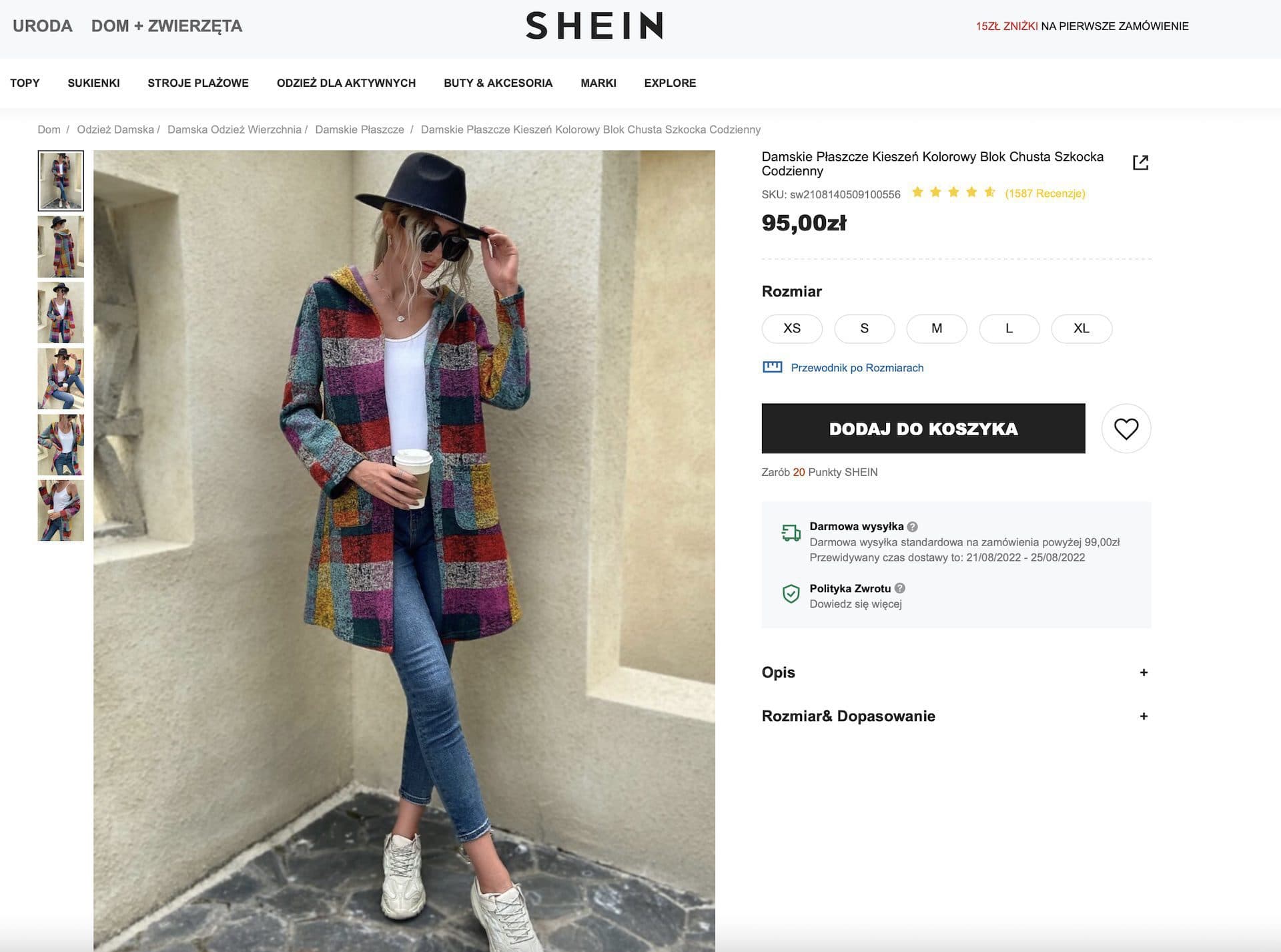 Kolorowe płaszcze na jesień