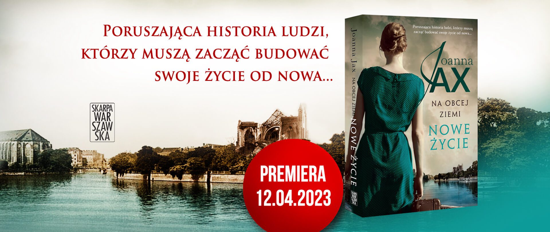 Nowy rozdział w życiu bohaterów sagi wołyńskiej, czyli premiera najnowszej powieści Joanny Jax! Nowy rozdział w życiu bohaterów sagi wołyńskiej, czyli premiera najnowszej powieści Joanny Jax!