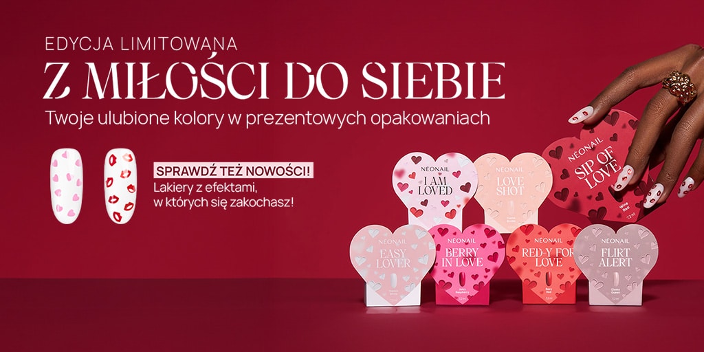 Znamy walentynkowe trendy! Nowe lakiery hybrydowe od NEONAIL