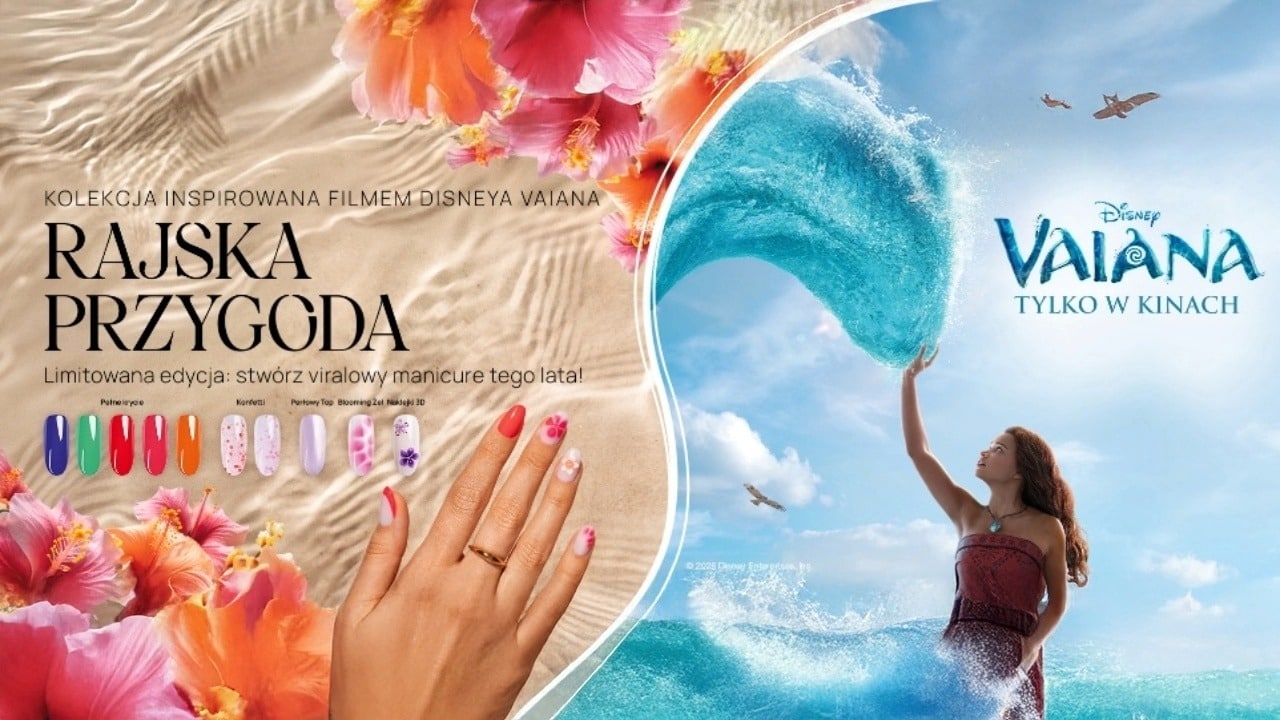 Rajska Przygoda od NEONAIL - najgorętsze trendy manicure na lato 2026 inspirowane filmowym światem „Vaiany” Disneya