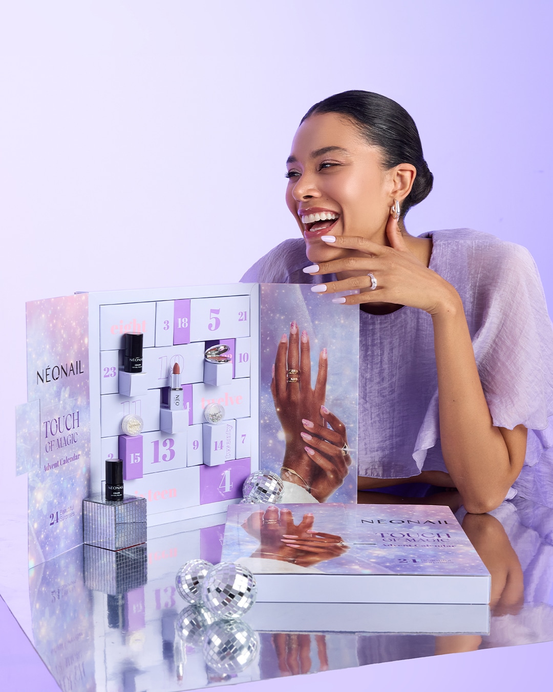 NEONAIL TOUCH OF MAGIC - 24 niespodzianki na magiczne odliczanie do Świąt